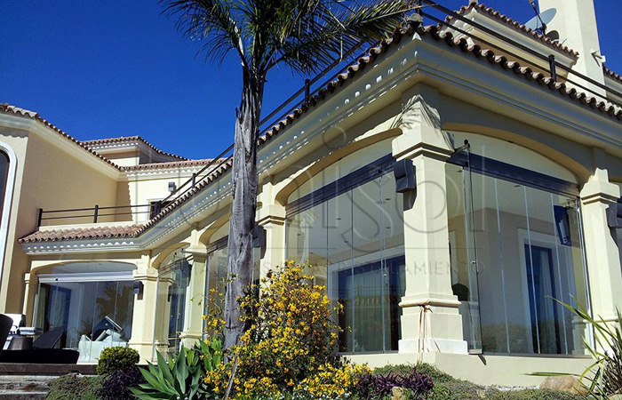 Cortinas de cristal para viviendas